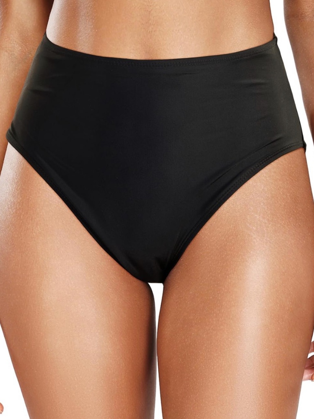 Tempt Me Black High Waisted Bikini Bottom